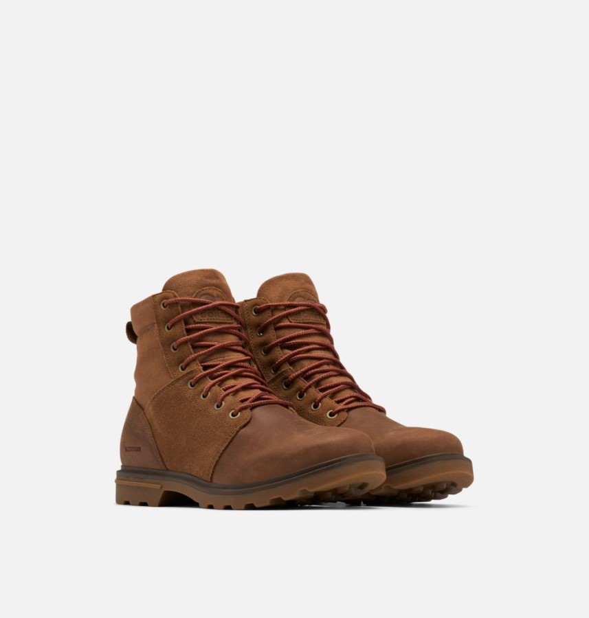 Sorel Australia Velvet Tan-Umber Men's Carson Six Waterproof Boot