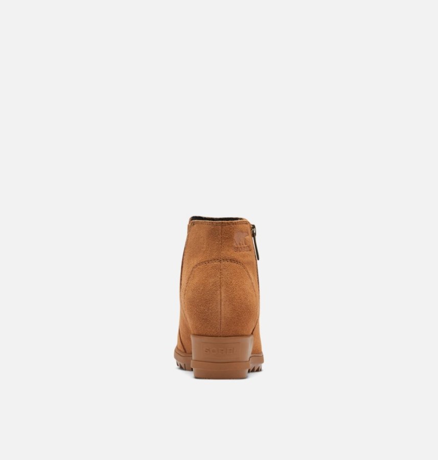 Sorel Australia Velvet Tan Women's Evie Zip Wedge Bootie