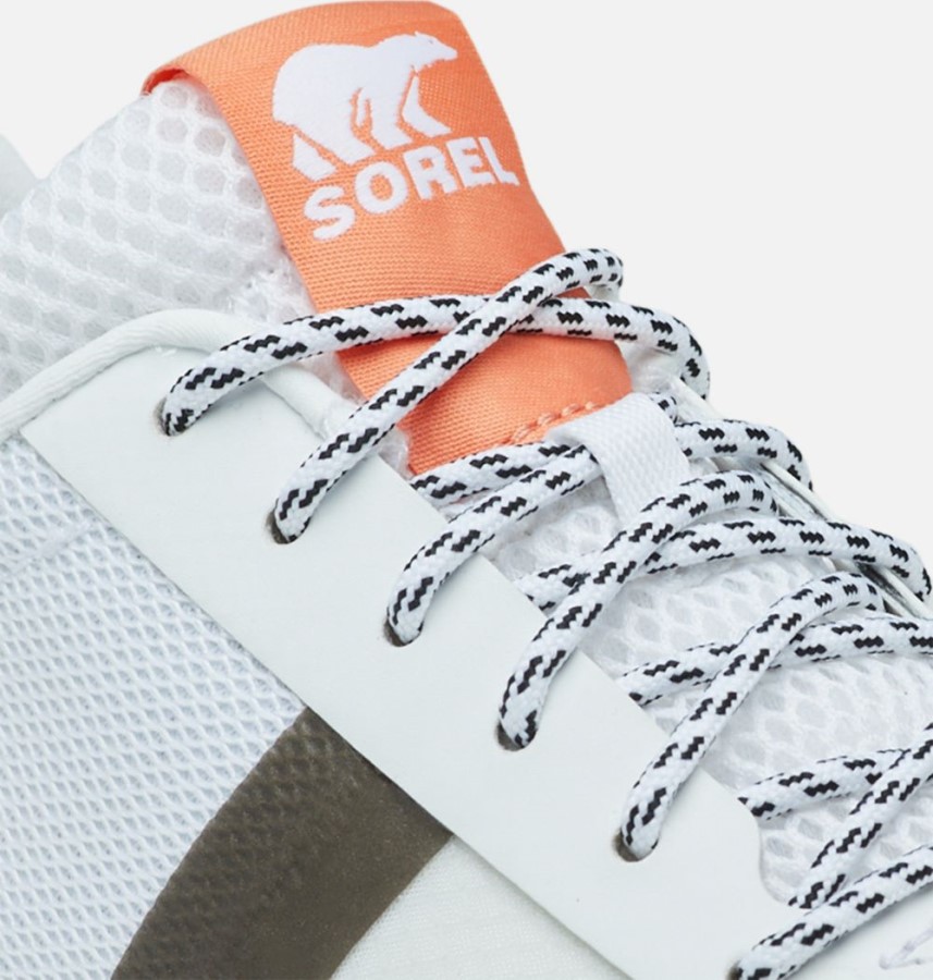 Sorel Australia White-Black Women's Explorer Blitz Leisure Lace Sneaker