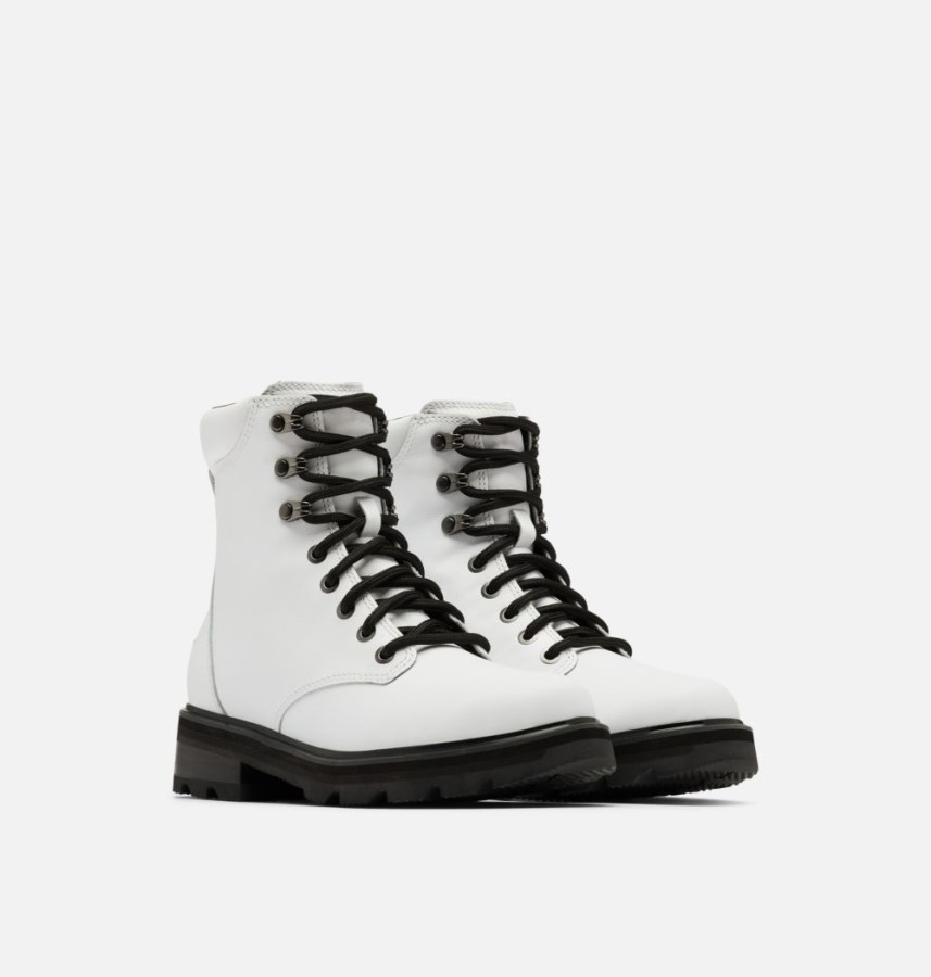 Sorel Australia White-Black Women's Lennox Lace Stkd Boot