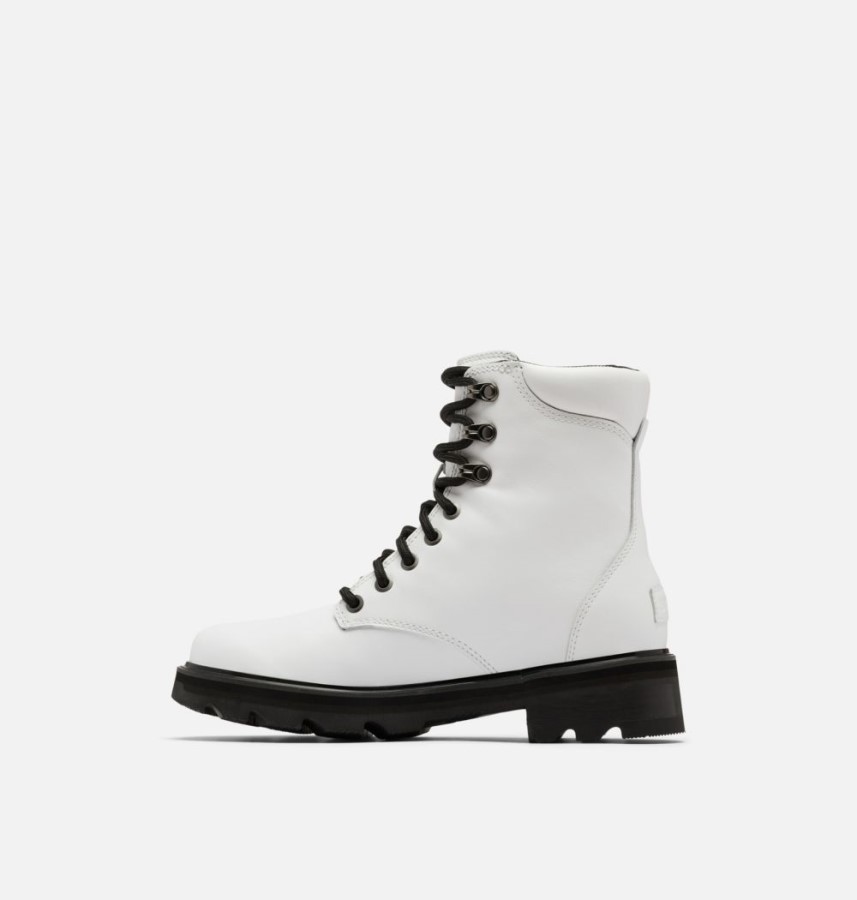Sorel Australia White-Black Women's Lennox Lace Stkd Boot