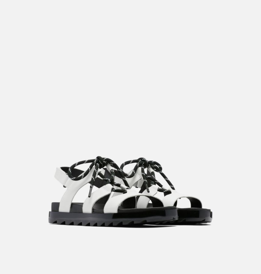 Sorel Australia White-Black Women's Roaming Lace Sandal
