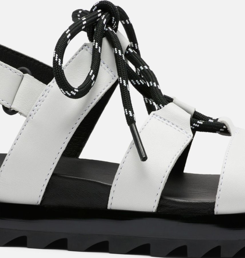 Sorel Australia White-Black Women's Roaming Lace Sandal