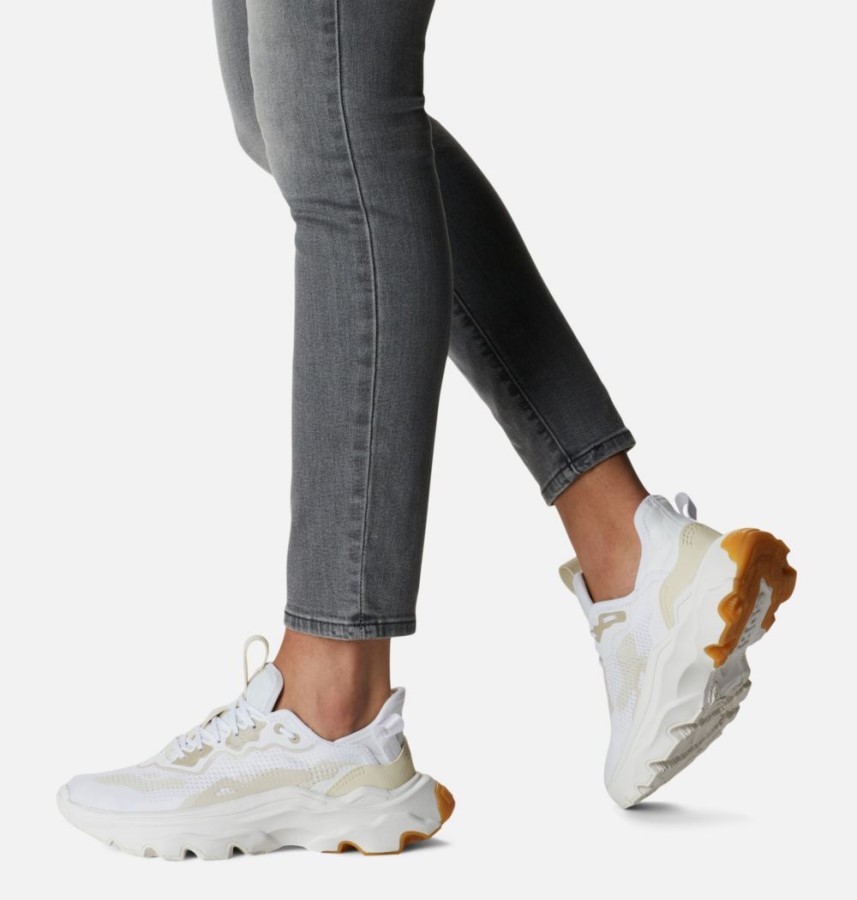 Sorel Australia White-Chalk Women's Kinetic Breakthru Day Lace Sneaker