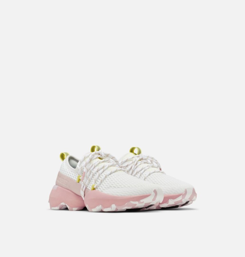 Sorel Australia White-Eraser Pink Women's Kinetic Impact Lace Trainer