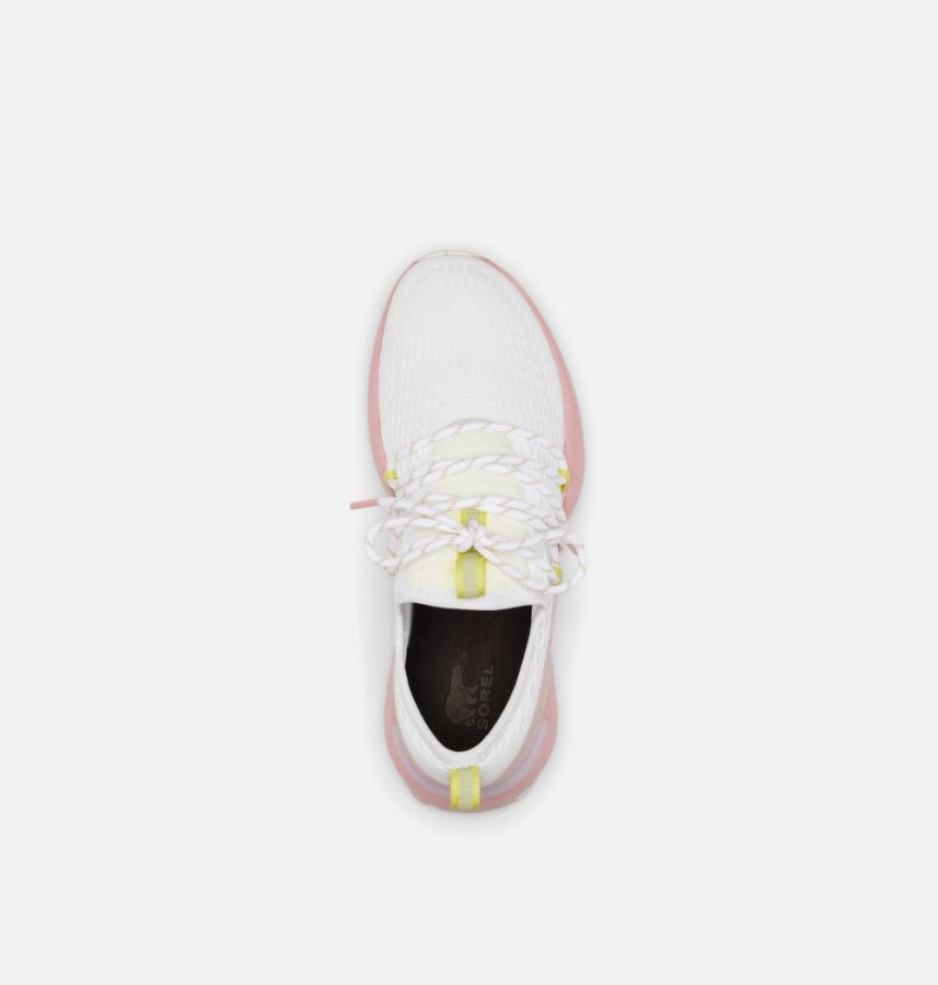 Sorel Australia White-Eraser Pink Women's Kinetic Impact Lace Trainer