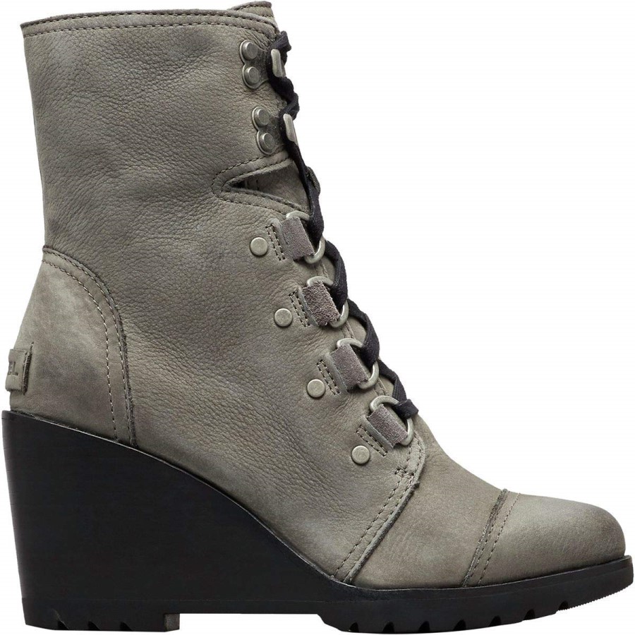 Sorel Australia Women's After Shell Lace Boot Quarry Suede