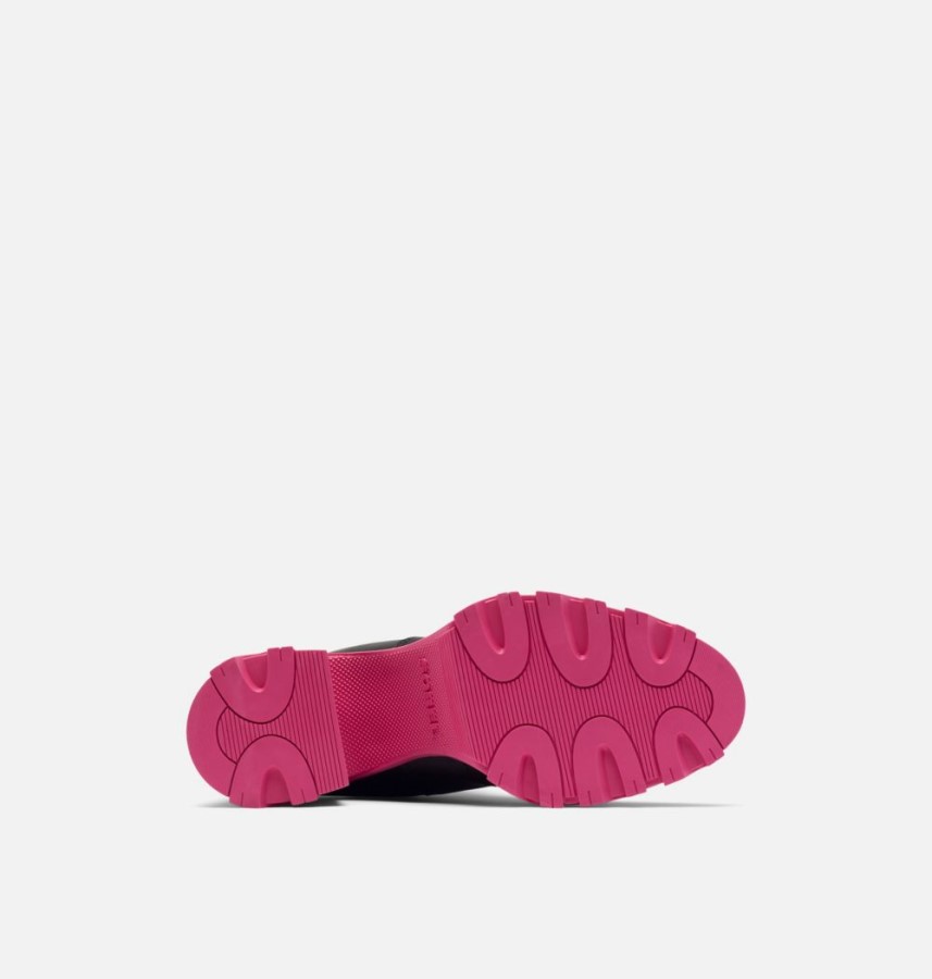Sorel Australia Women's Brex Heel Chelsea Bootie Black-Cactus Pink