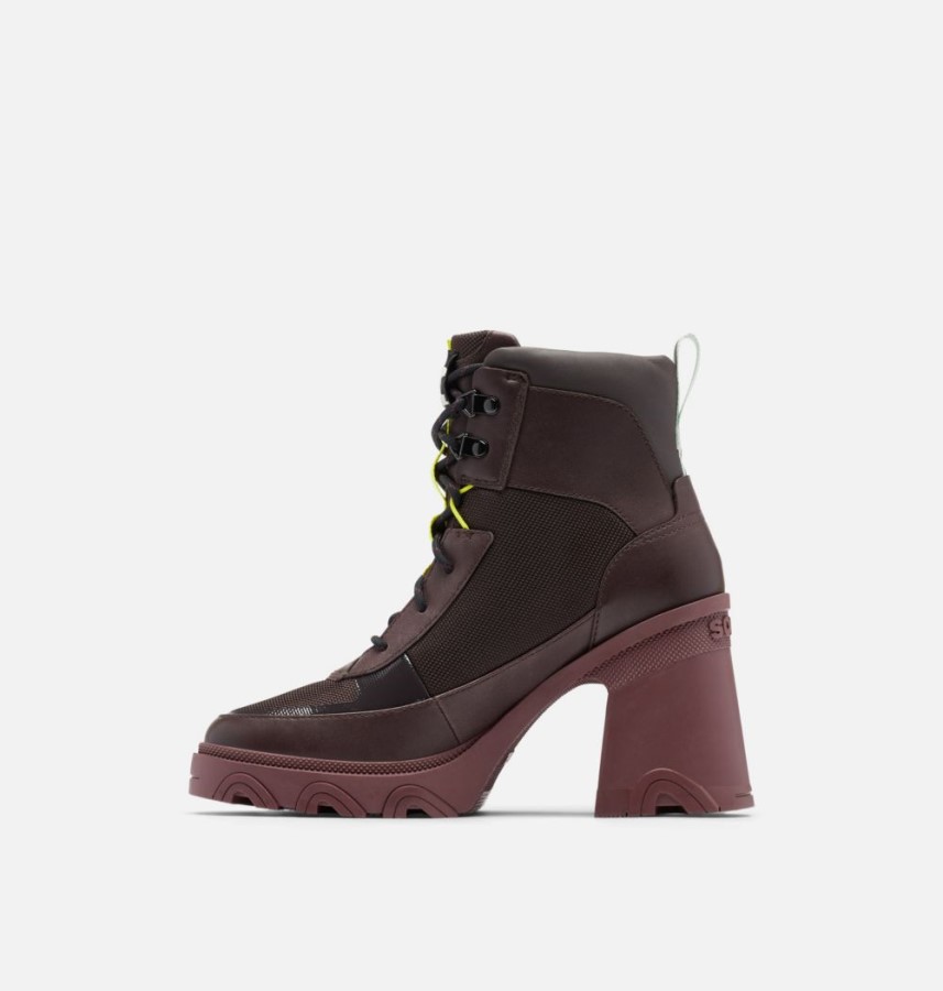 Sorel Australia Women's Brex Heel Lace Bootie New Cinder-Sea Sprite