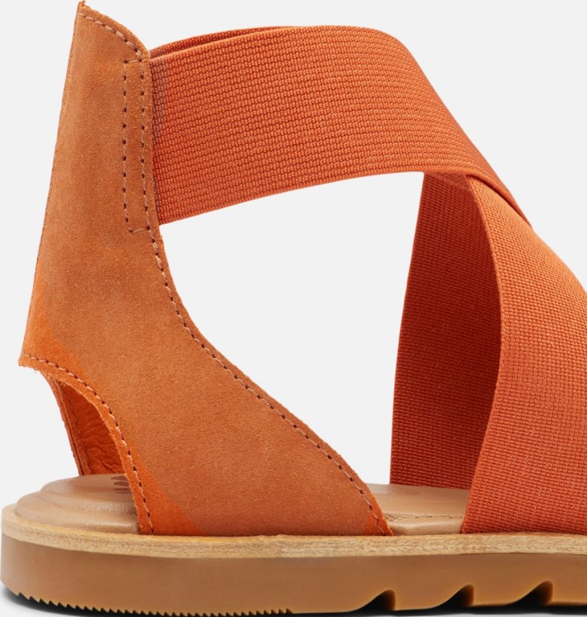 Sorel Australia Women's Ella Ii Flat Sandal Desert Sun-Chalk