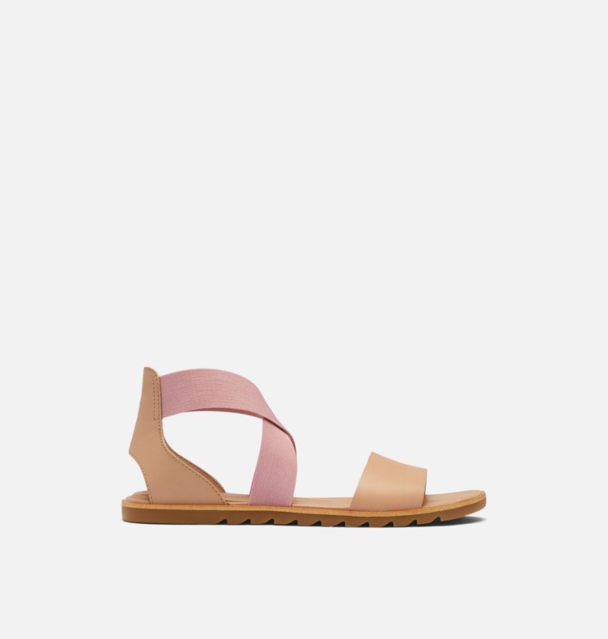 Sorel Australia Women's Ella Ii Sandal Honest Beige-Eraser Pink
