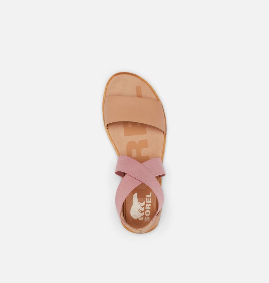 Sorel Australia Women's Ella Ii Sandal Honest Beige-Eraser Pink