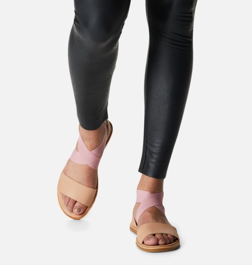 Sorel Australia Women's Ella Ii Sandal Honest Beige-Eraser Pink