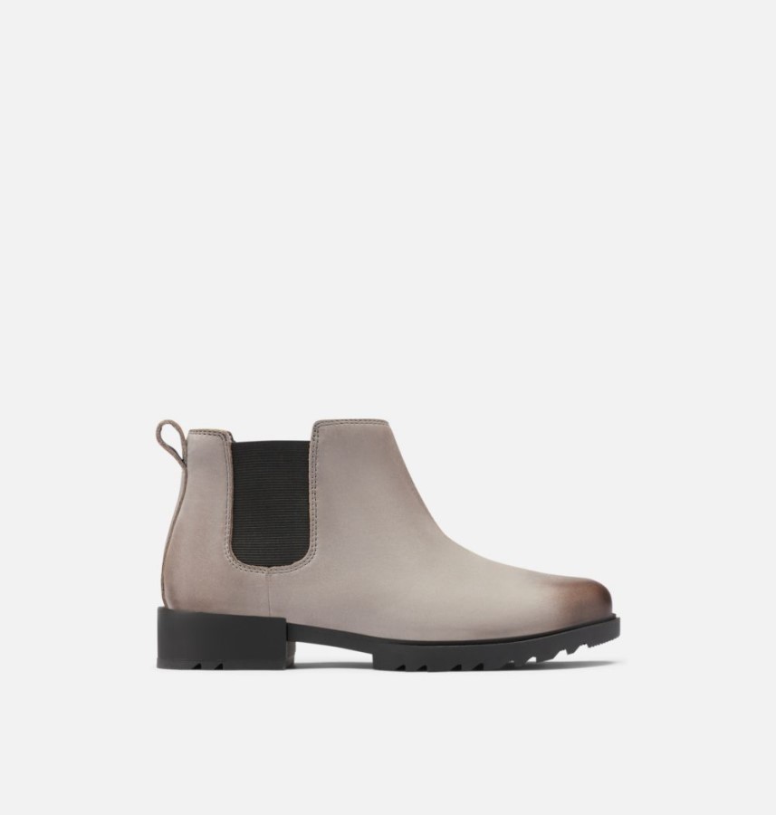 Sorel Australia Women's Emelie Ii Chelsea Bootie Quarry-Black