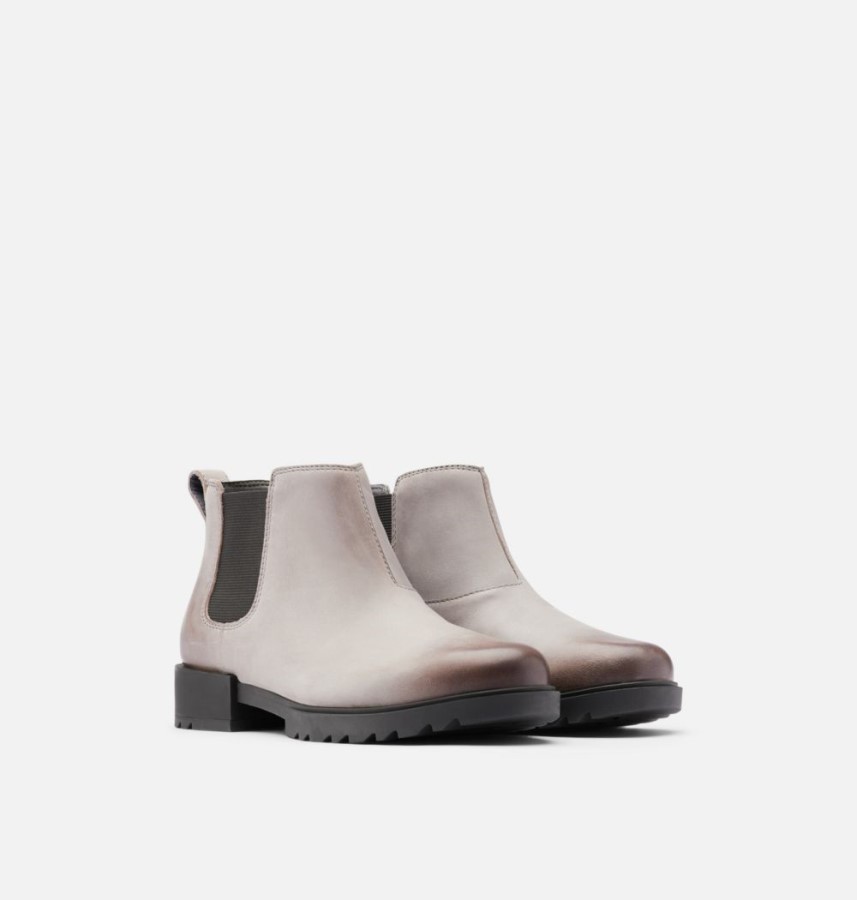 Sorel Australia Women's Emelie Ii Chelsea Bootie Quarry-Black