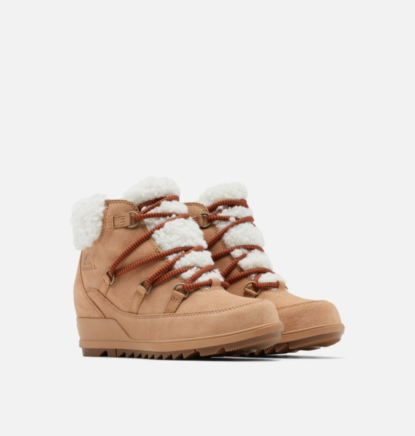 Sorel Australia Women's Evie Cozy Lace Bootie Tawny Buff-Wood