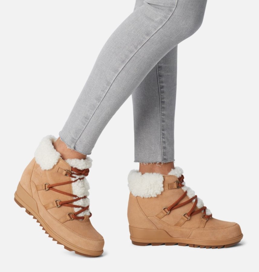 Sorel Australia Women's Evie Cozy Lace Bootie Tawny Buff-Wood