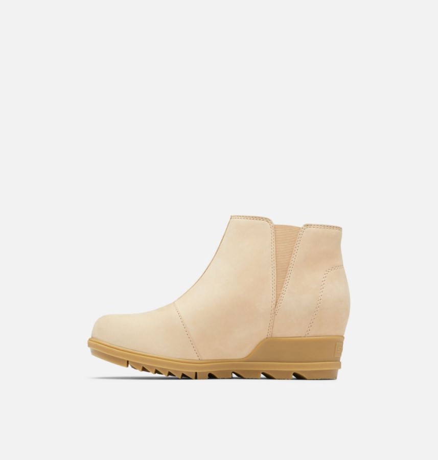 Sorel Australia Women's Evie Zip Wedge Bootie Canoe-Laurel Leaf