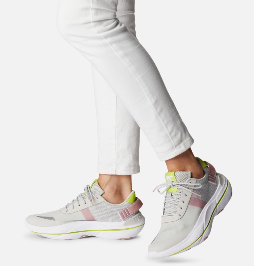 Sorel Australia Women's Explorer Blitz Leisure Lace Sneaker Moonstone-White