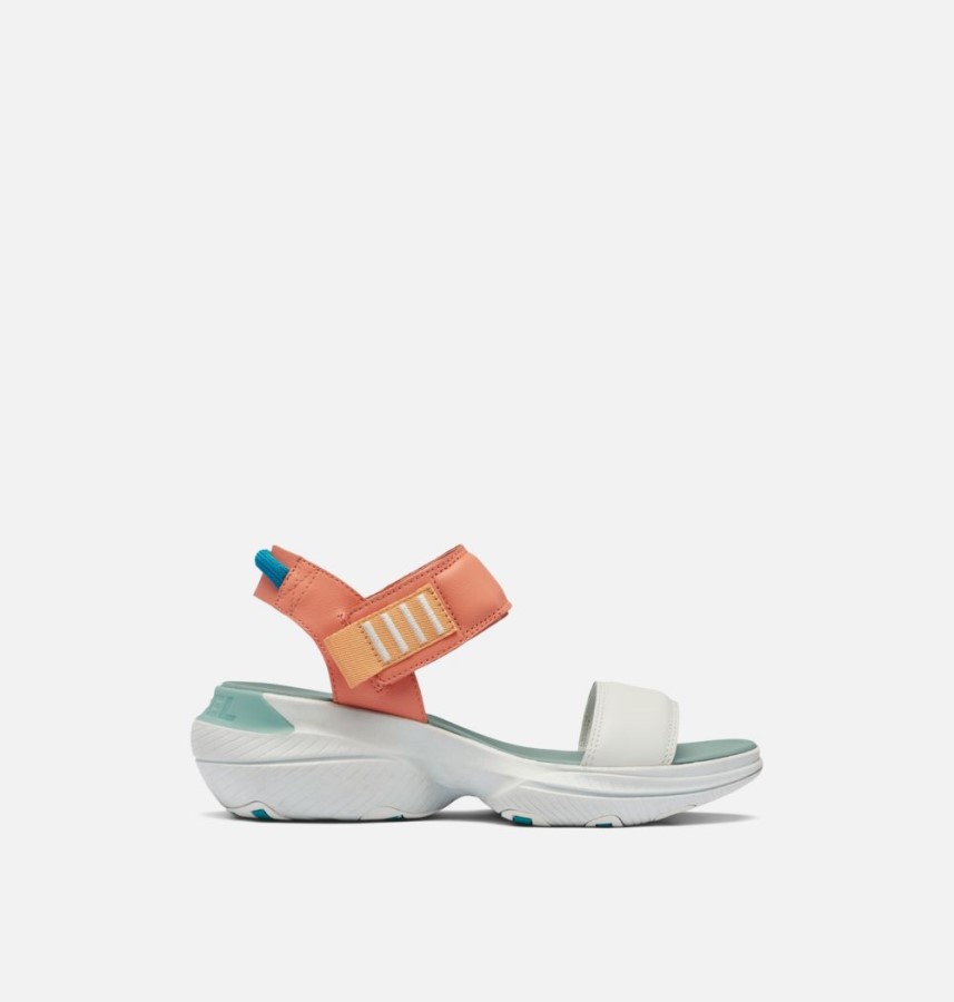 Sorel Australia Women's Explorer Blitz Stride Sporty Sandal Paradiso Peach-Sea Salt