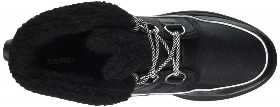 Sorel Australia Women's Explorer Carnival Snow Boot Black Sea Salt