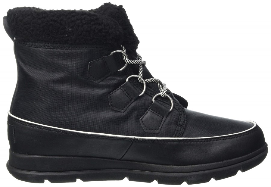 Sorel Australia Women's Explorer Carnival Snow Boot Black Sea Salt