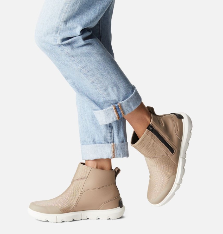 Sorel Australia Women's Explorer Ii Bootie Omega Taupe-Sea Salt