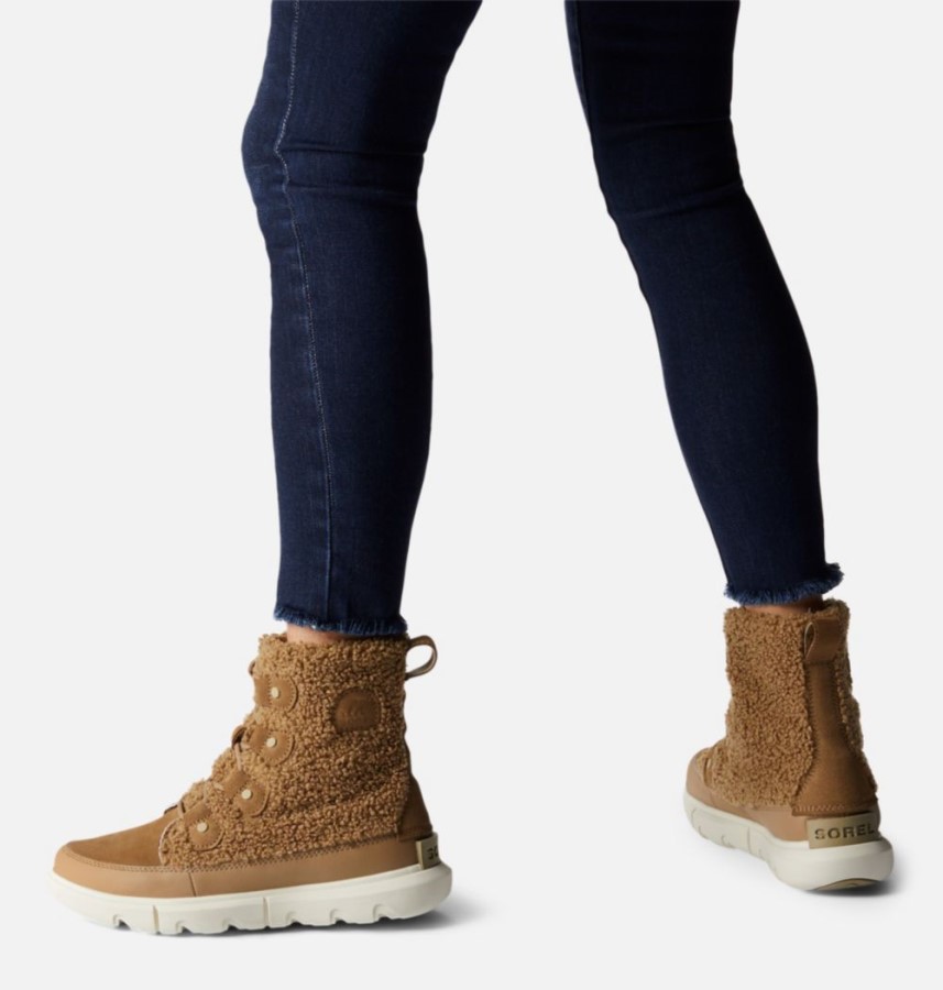 Sorel Australia Women's Explorer Ii Joan Shearling Winter Boot Delta-Fawn