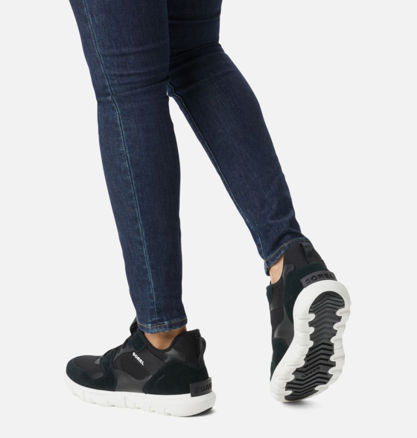 Sorel Australia Women's Explorer Ii Sneaker Low Black-White