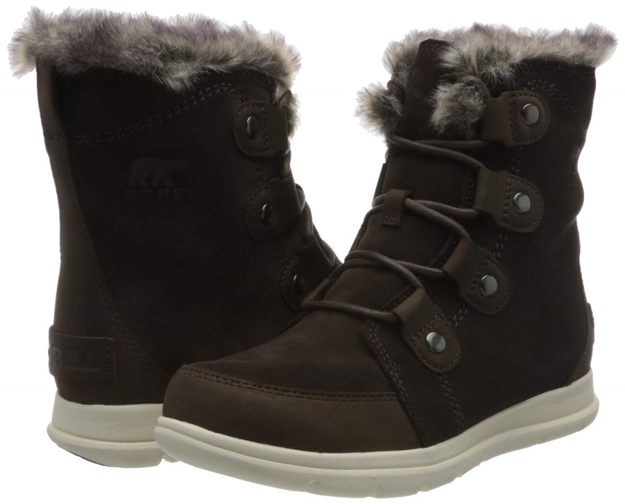 Sorel Australia Women's Explorer Joan Winter Boots For Women Blackened Brown