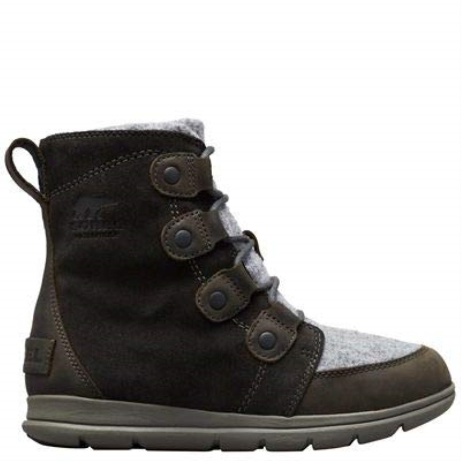 Sorel Australia Women's Explorer Joan Winter Boots For Women Blackened Brown