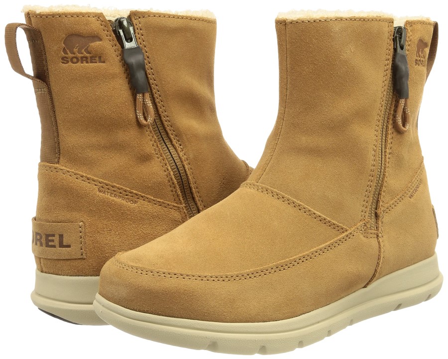 Sorel Australia Women's Explorer Zip' Snow Boot Camel Brown