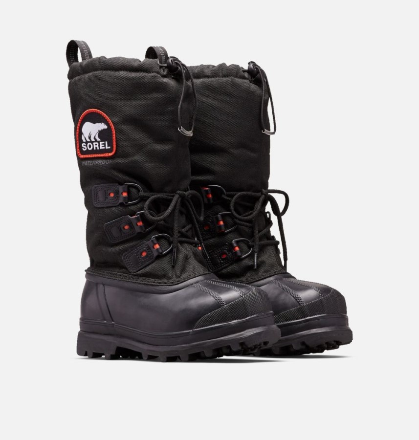 Sorel Australia Women's Glacier Xt Boot Black-Red Quartz