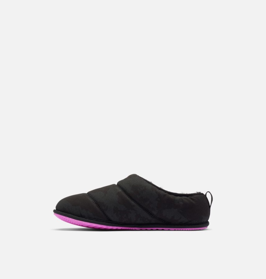 Sorel Australia Women's Go Bodega Run Slipper Black-Bright Lavender