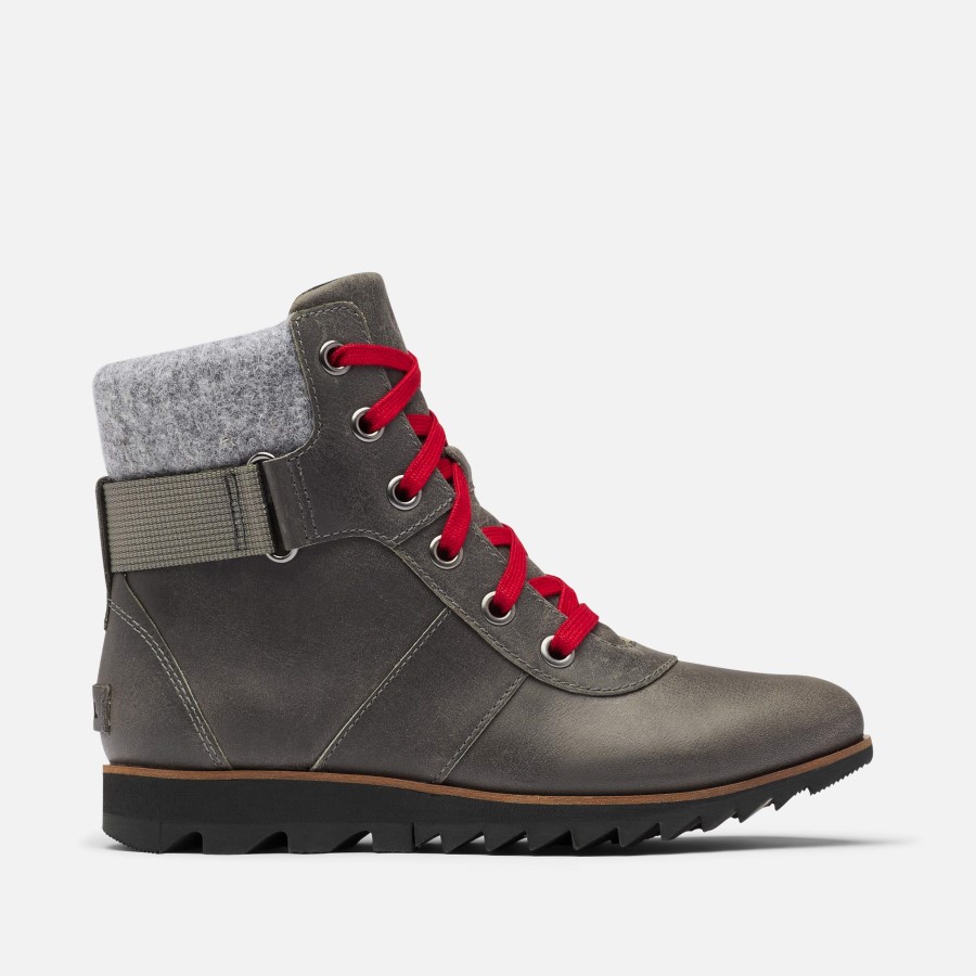 Sorel Australia Women's Harlow Conquest Boot Rain Waterproof Quarry