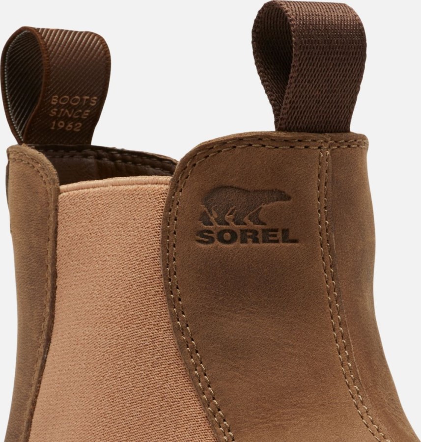 Sorel Australia Women's Hi-Line Chelsea Boot Umber-Tawny Buff
