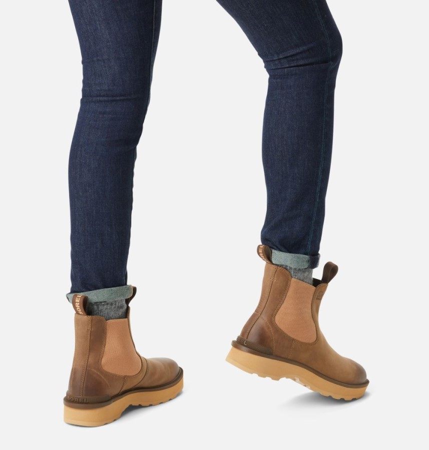 Sorel Australia Women's Hi-Line Chelsea Boot Umber-Tawny Buff