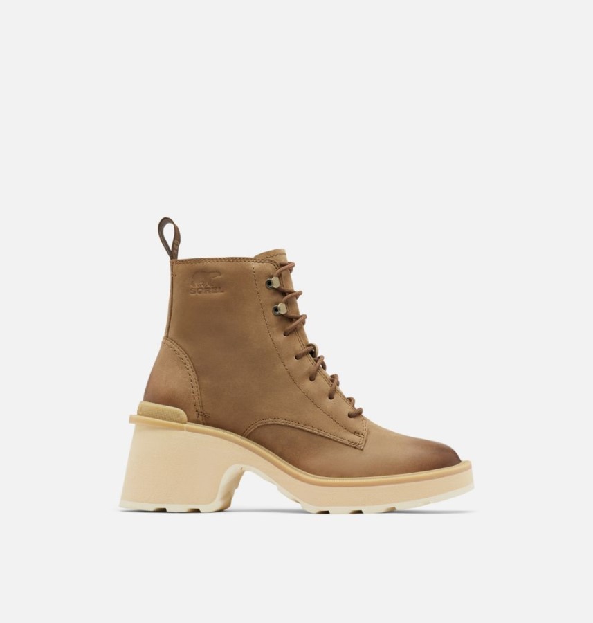 Sorel Australia Women's Hi-Line Heel Lace Boot Umber-Ceramic