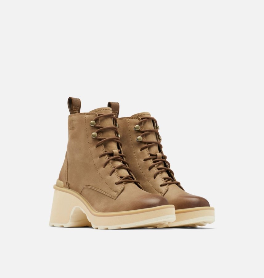 Sorel Australia Women's Hi-Line Heel Lace Boot Umber-Ceramic