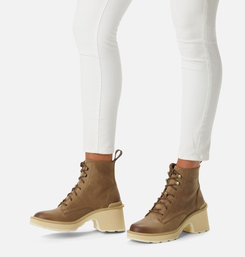 Sorel Australia Women's Hi-Line Heel Lace Boot Umber-Ceramic