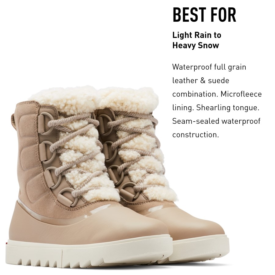 Sorel Australia Women's Joan Of Arctic Next Lite Boot Cold Weather Waterproof Omega Taupe Fawn