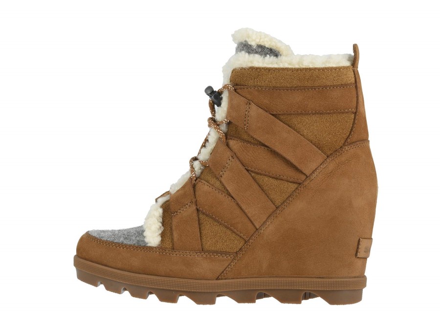 Sorel Australia Women's Joan Of Arctic Wedge Ii Cozy Walking Shoe Camel Brown