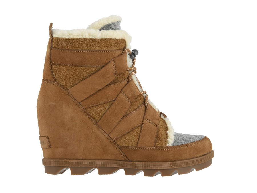 Sorel Australia Women's Joan Of Arctic Wedge Ii Cozy Walking Shoe Camel Brown