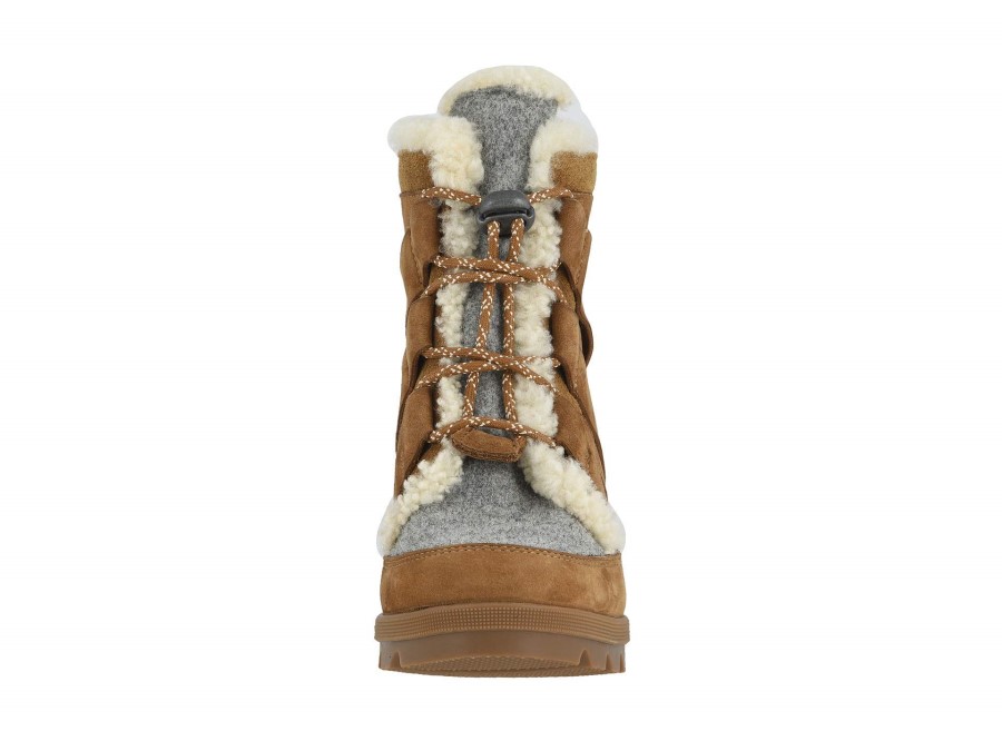 Sorel Australia Women's Joan Of Arctic Wedge Ii Cozy Walking Shoe Camel Brown