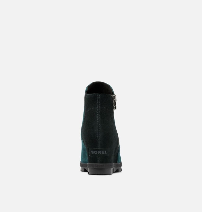 Sorel Australia Women's Joan Of Arctic Wedge Ii Zip Bootie Dark Seas
