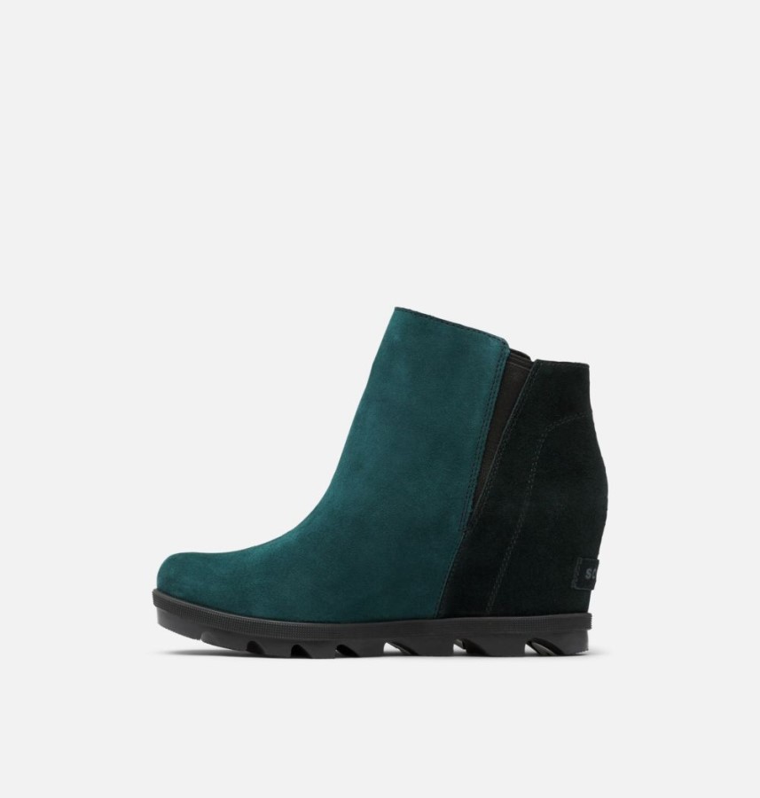 Sorel Australia Women's Joan Of Arctic Wedge Ii Zip Bootie Dark Seas