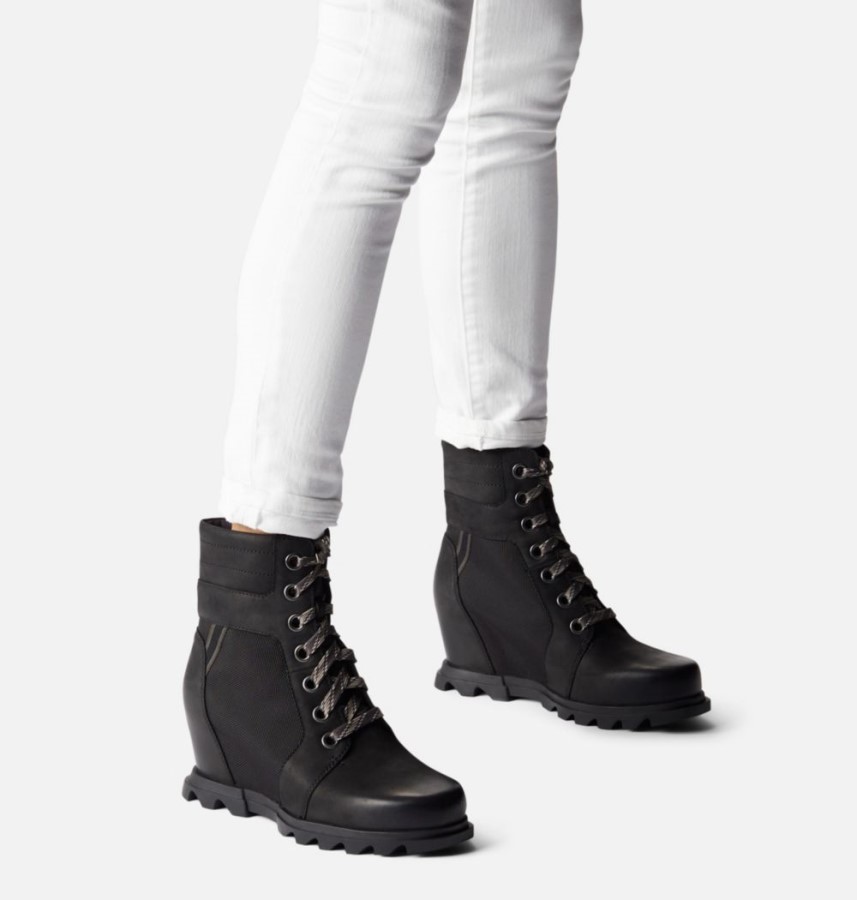 Sorel Australia Women's Joan Of Arctic Wedge Iii Lexie Bootie Black-Jet