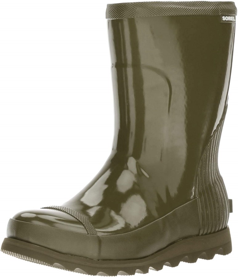Sorel Australia Women's Joan Rain Short Gloss Boot Nori Zest