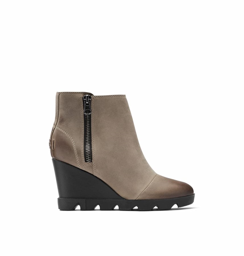 Sorel Australia Women's Joan Uptown Zip Bootie Omega Taupe-Chalk