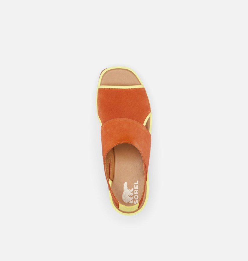 Sorel Australia Women's Joanie Iii Slingback Wedge Sandal Desert Sun-Tranquil Yellow